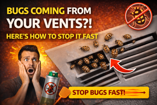 Why Bugs Are Coming Through Your Ceiling Vents — And the Simple Fix That Stops Them