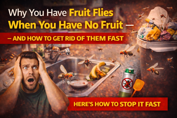 Why You Have Fruit Flies When You Have No Fruit — And How to Get Rid of Them Fast