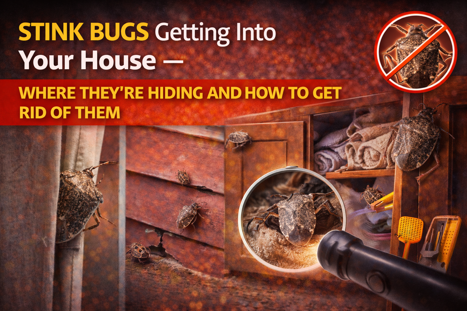 Stink Bugs Getting Into Your House &mdash; Where They&rsquo;re Hiding and How to Get Rid of Them