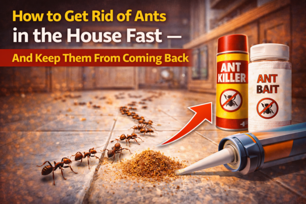 How to Get Rid of Ants in the House Fast &mdash; And Keep Them From Coming Back