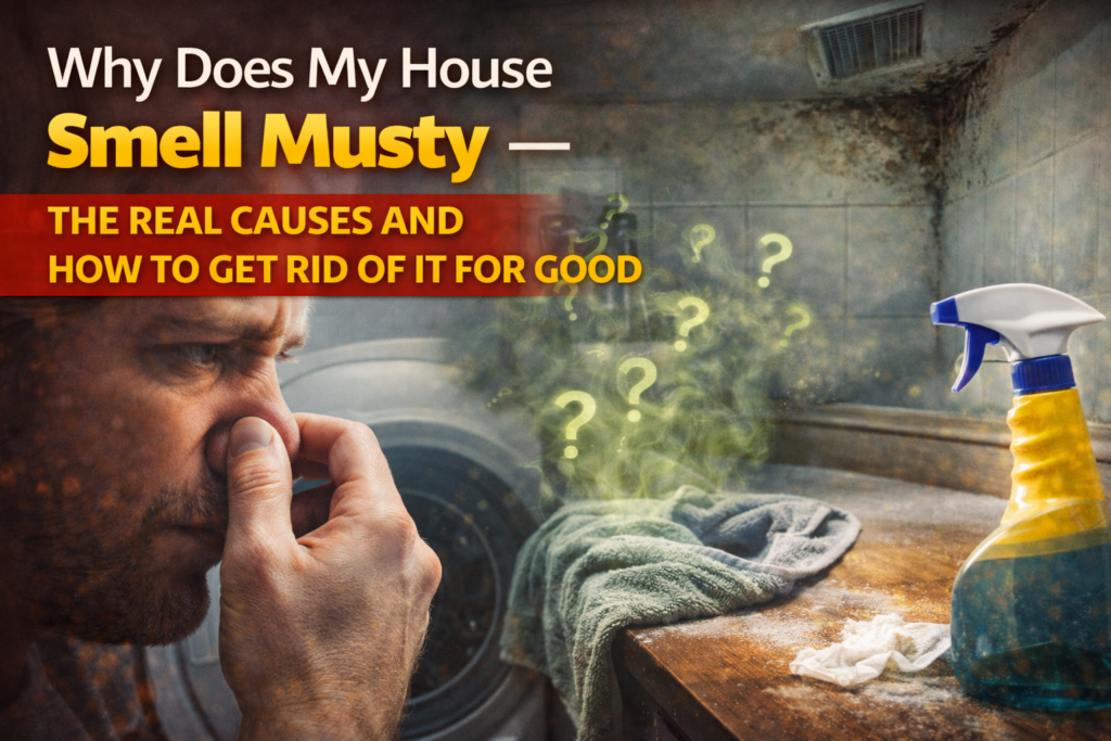Why Does My House Smell Musty &mdash; The Real Causes and How to Get Rid of It for Good