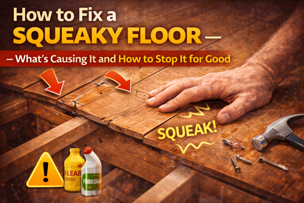 How to Fix a Squeaky Floor &mdash; What&rsquo;s Causing It and How to Stop It for Good