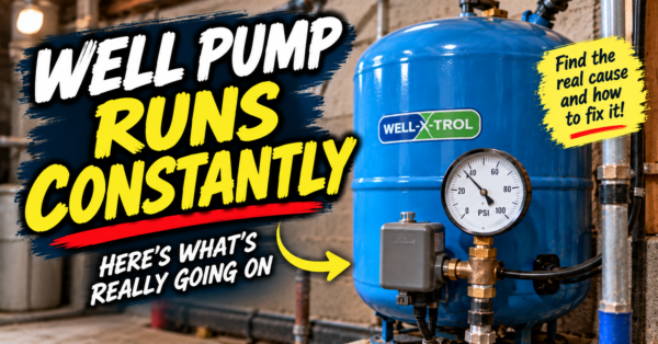 Why Does My Well Pump Run Constantly and Never Shut Off?