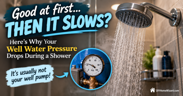 Why Does My Well Water Pressure Drop During a Shower?