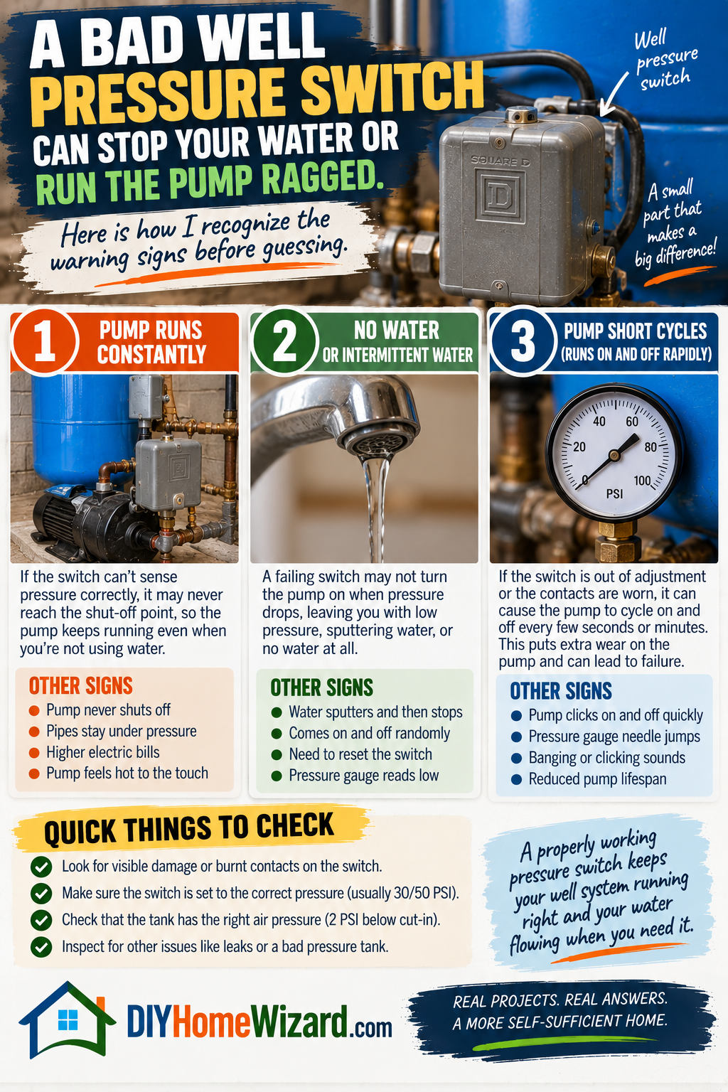 What Happens When a Well Pressure Switch Goes Bad?