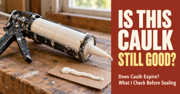 Does Caulk Expire? What I Check Before Sealing