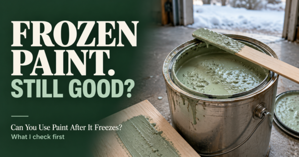 Can You Use Paint After It Freezes? What I Check First